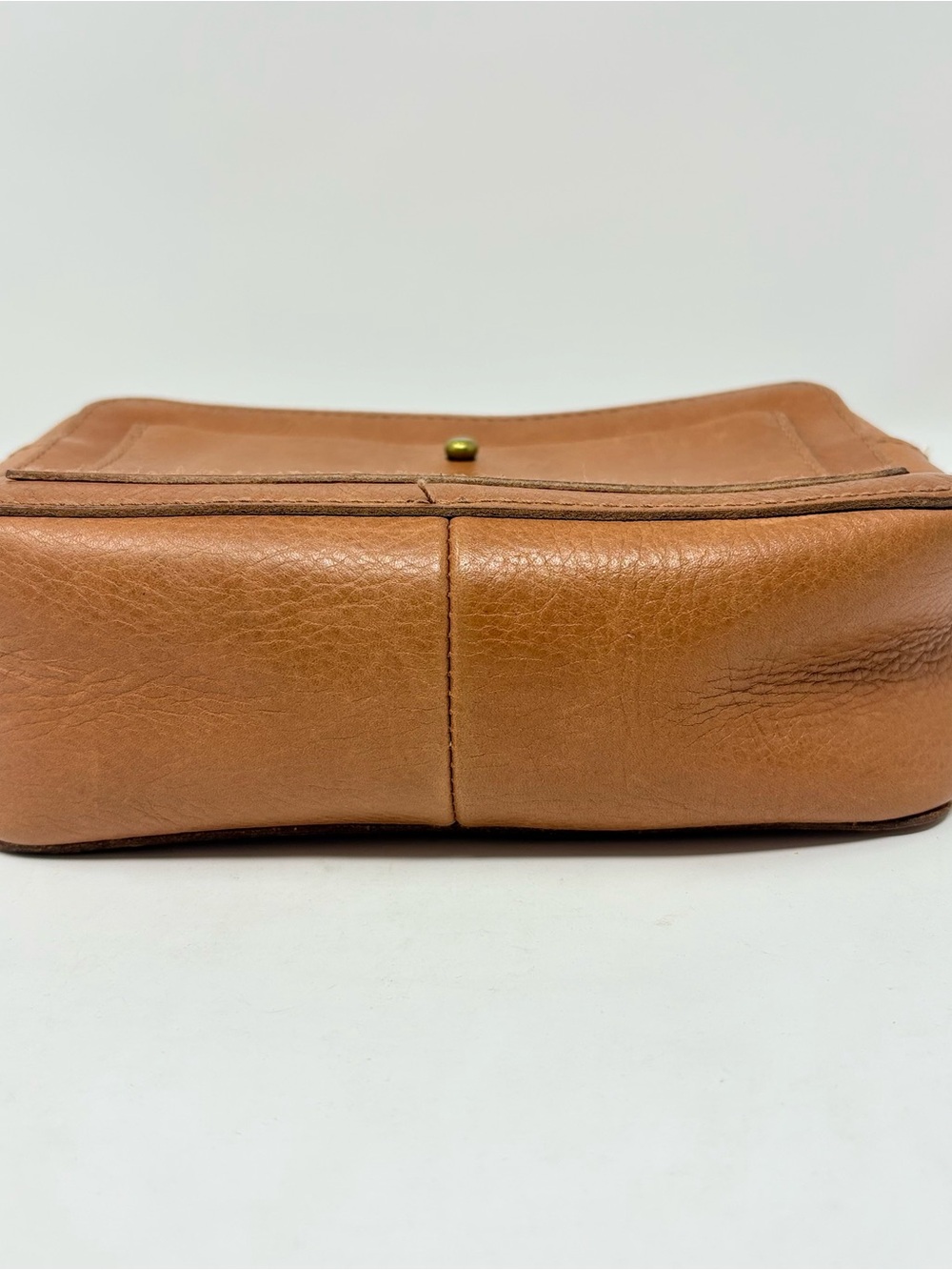 Madewell Tan Brown Leather Crossbody Bag Shoulder Purse The Transport Camera Bag - Picture 5 of 12